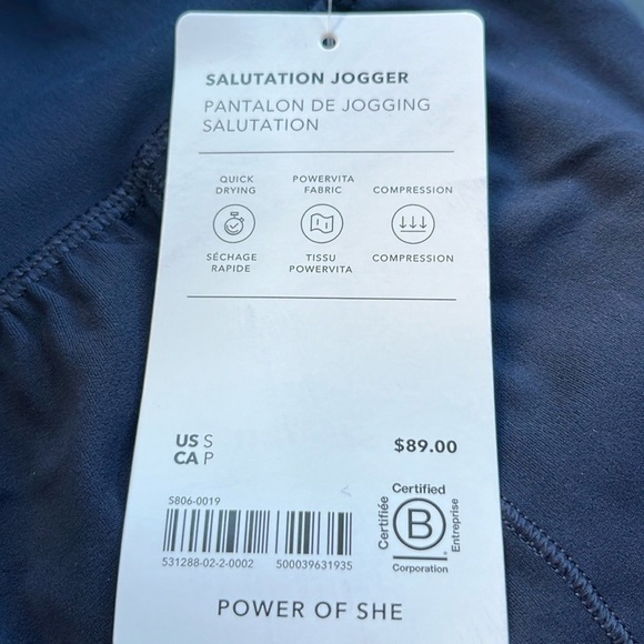 NWT Salutation Navy Jogger Size Small. - Picture 7 of 9